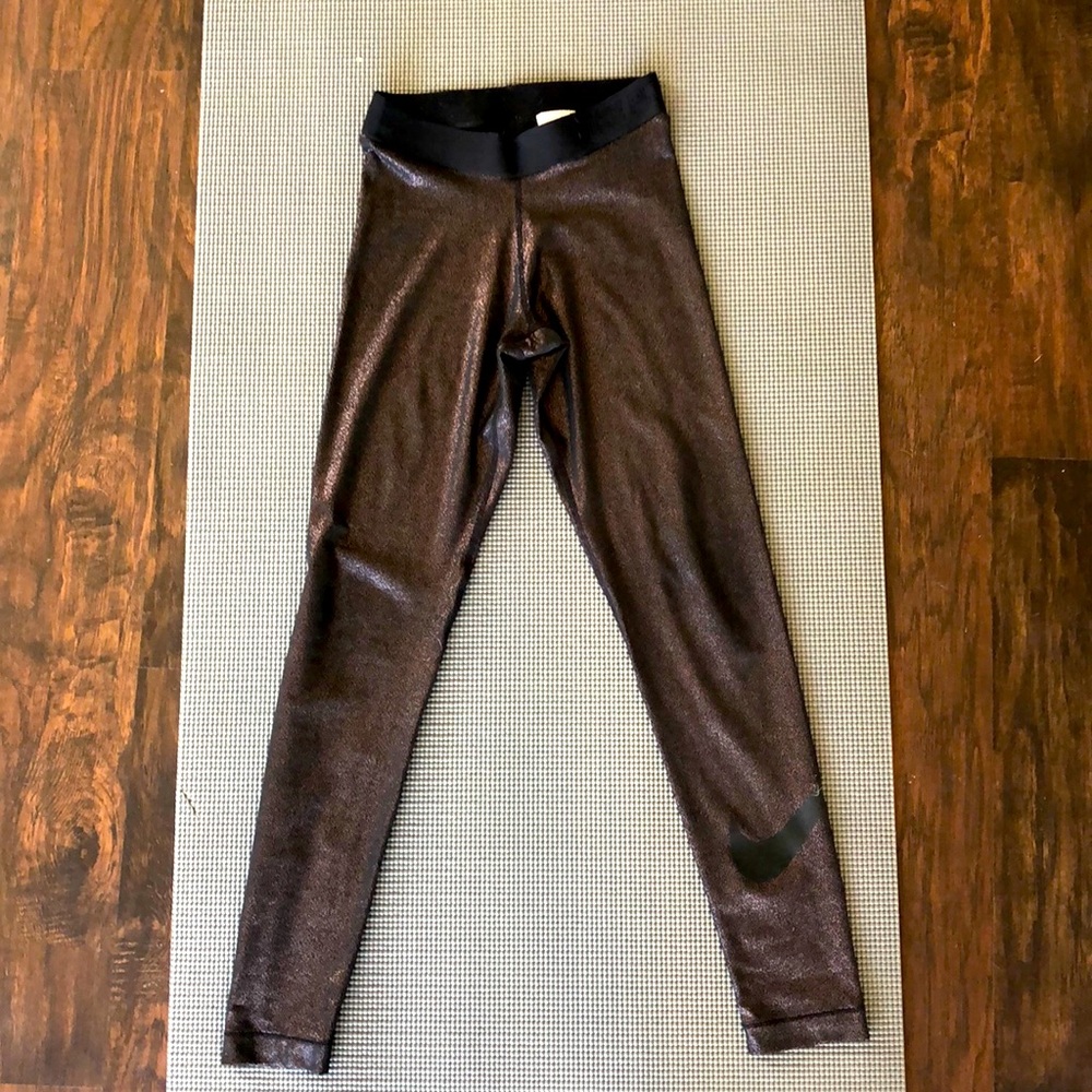 NIKE Dri-Fit yoga leggings pants glitter sparkle